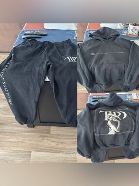Taylor Swift The Tortured Poets Department  Hoodie + Sweatpants Set (Size Large)
